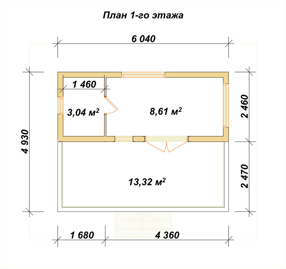 3D Проект П-1037 — план 1