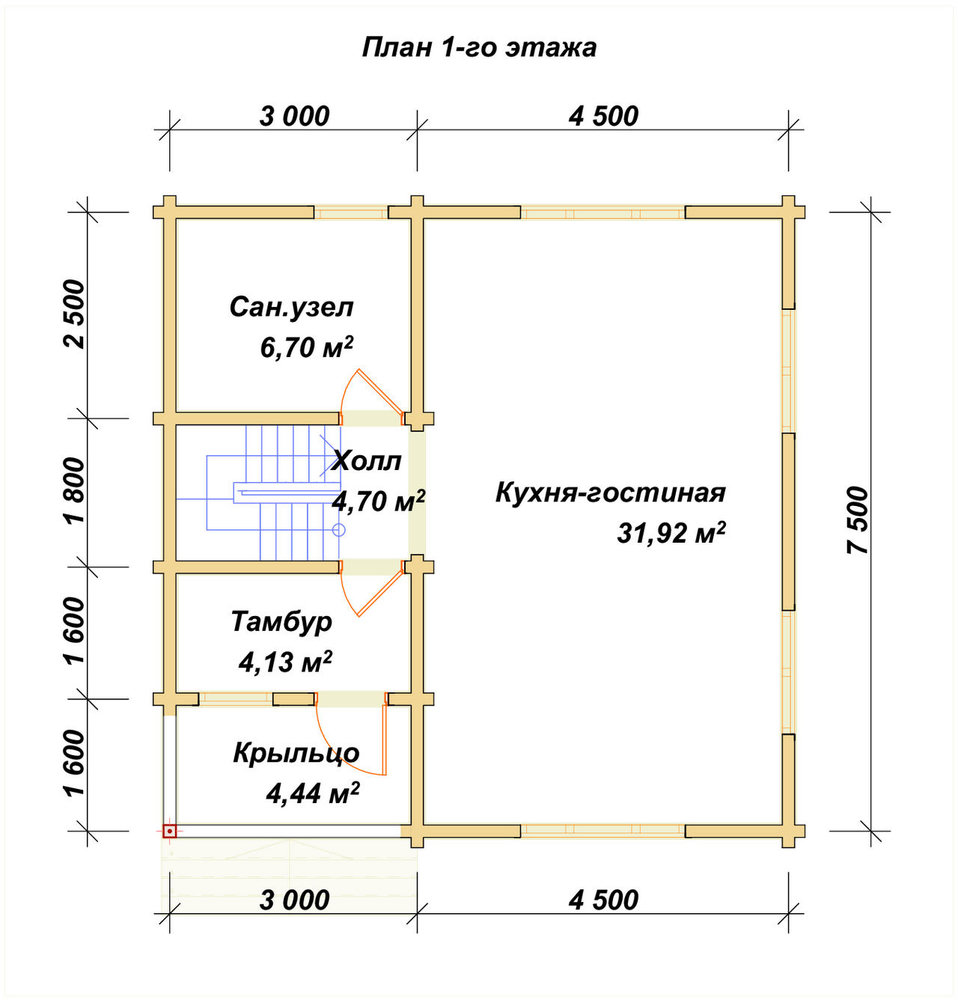 3D Проект П-1057 — план 1