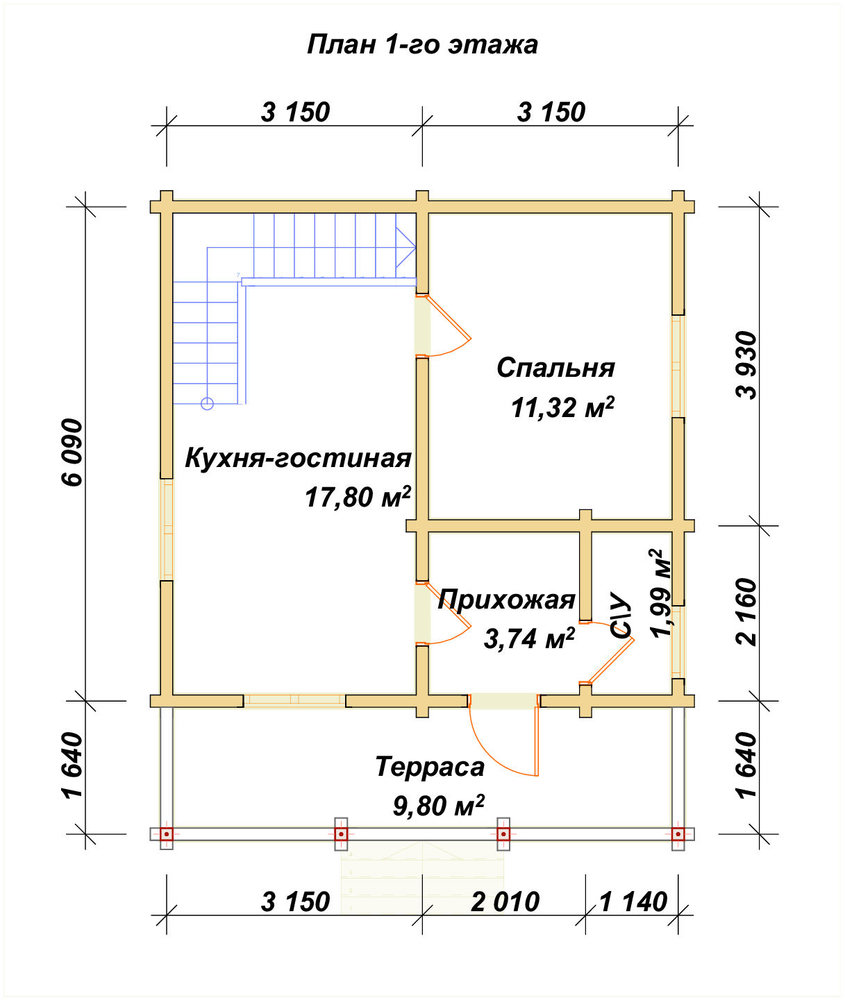 3D Проект П-1075 — план 1