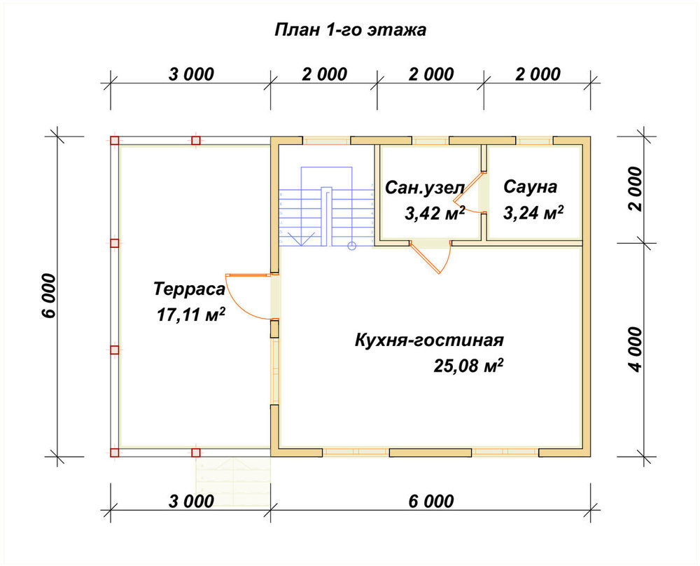 3D Проект П-1122 — план 1
