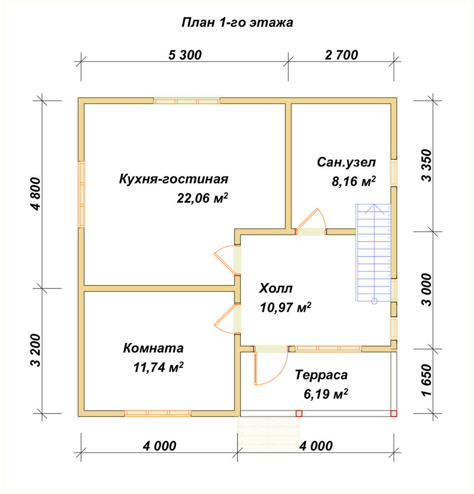 3D Проект П-1123 — план 1