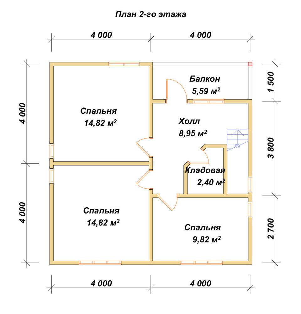 3D Проект П-1123 — план 2