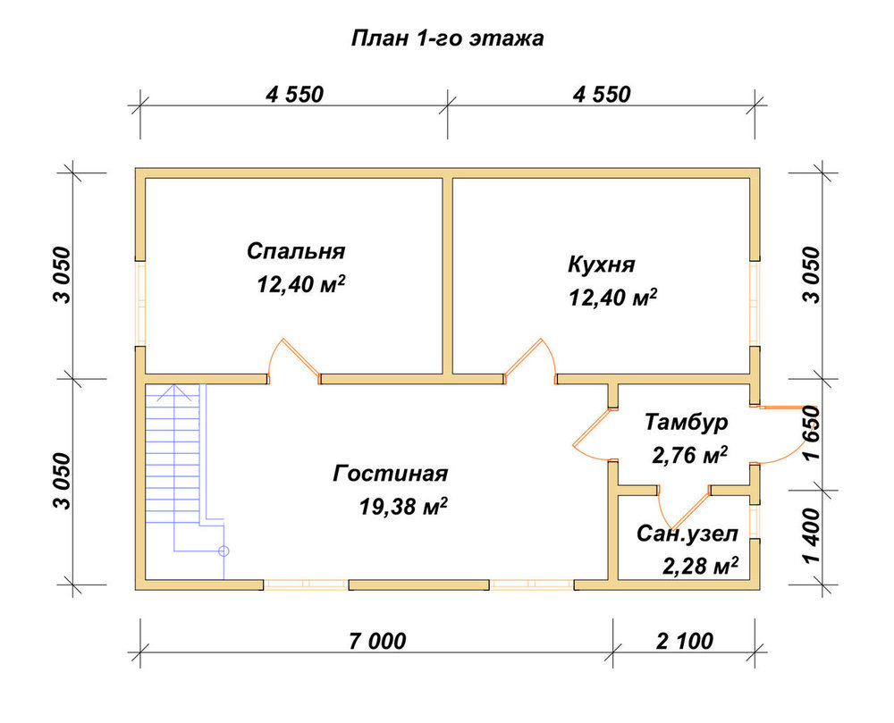 3D Проект П-1129 — план 1