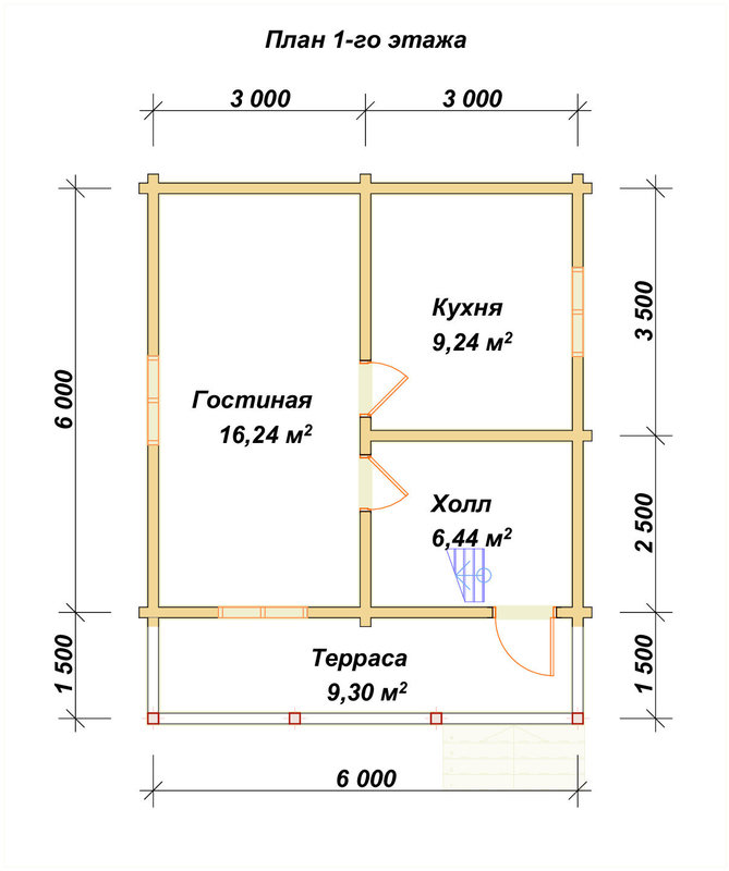 3D Проект П-113 — план 1