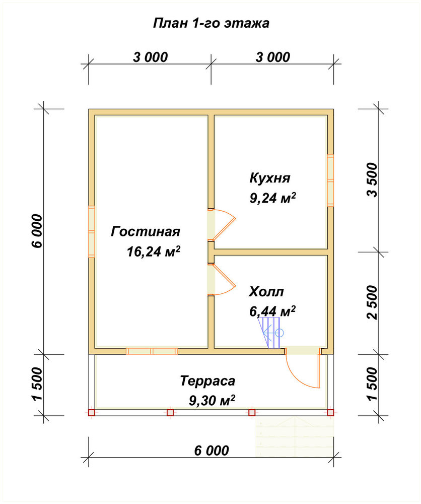 3D Проект П-113 — план 1