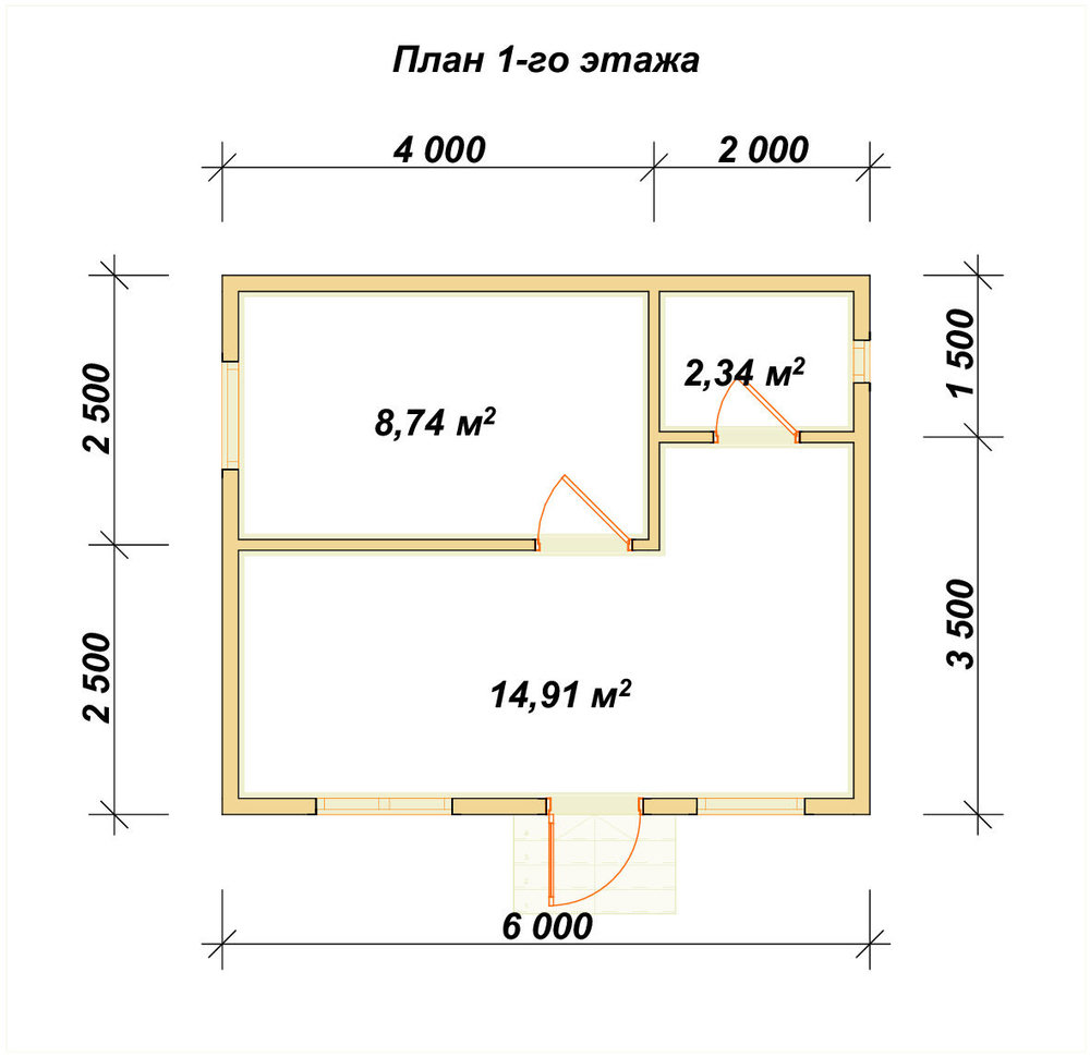 3D Проект П-1145 — план 1