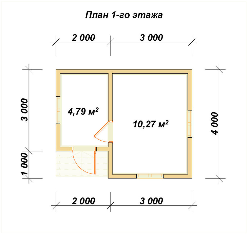 3D Проект П-1175 — план 1