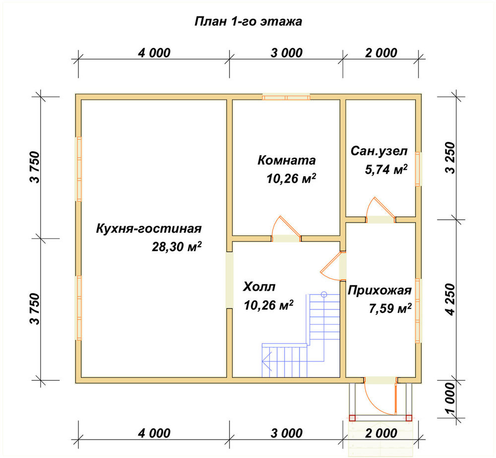 3D Проект П-1186 — план 1