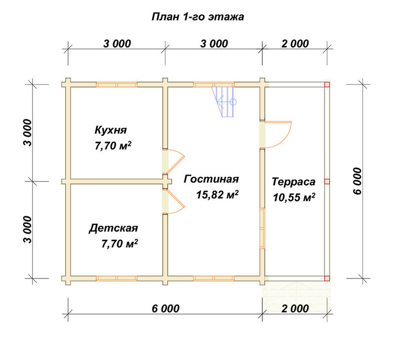 3D Проект П-12 — план 1