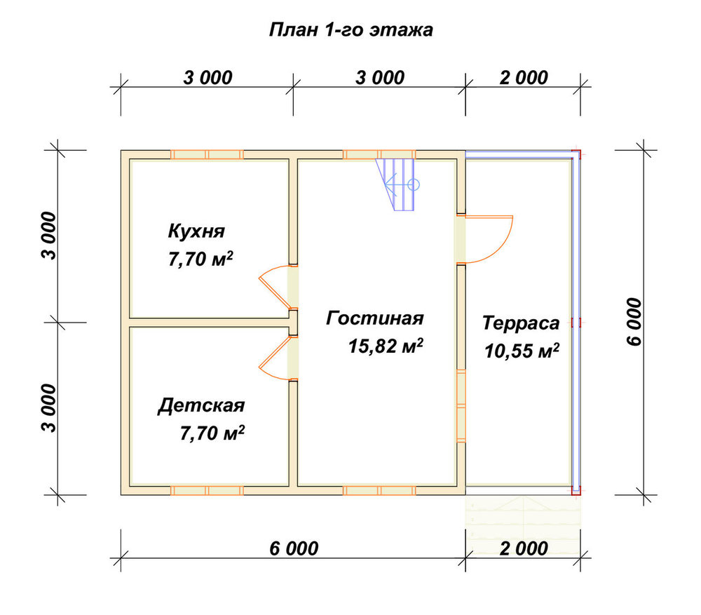 3D Проект П-12 — план 1
