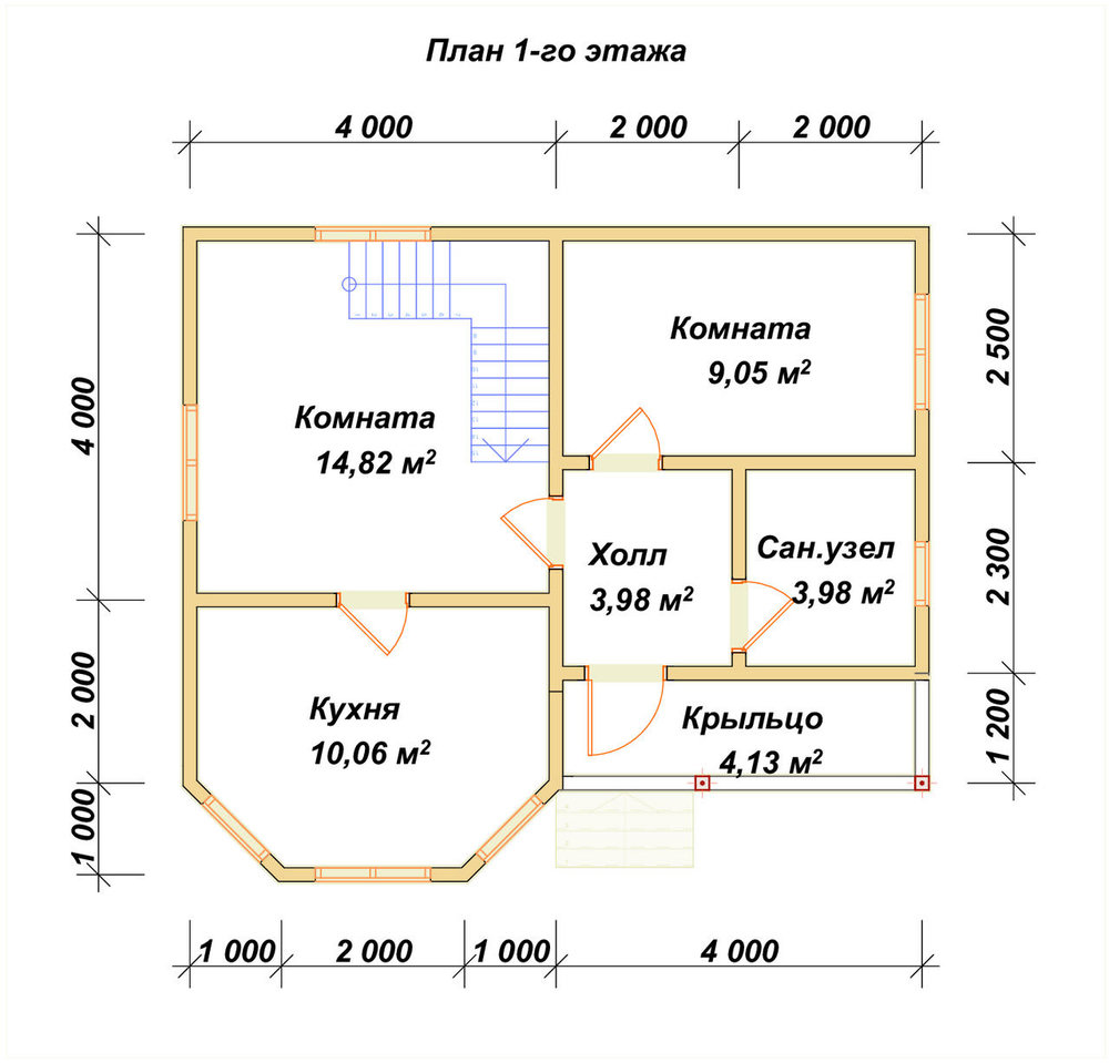 3D Проект П-1204 — план 1