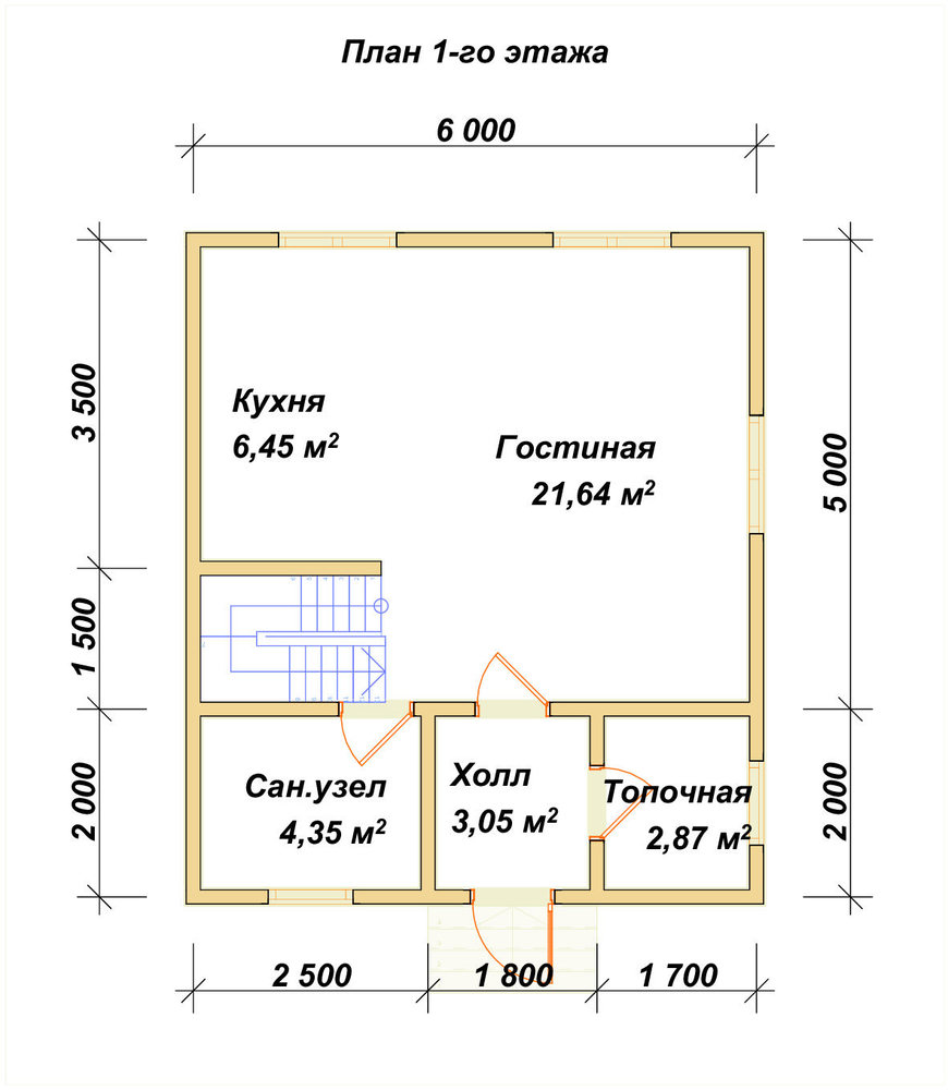 3D Проект П-1205 — план 1