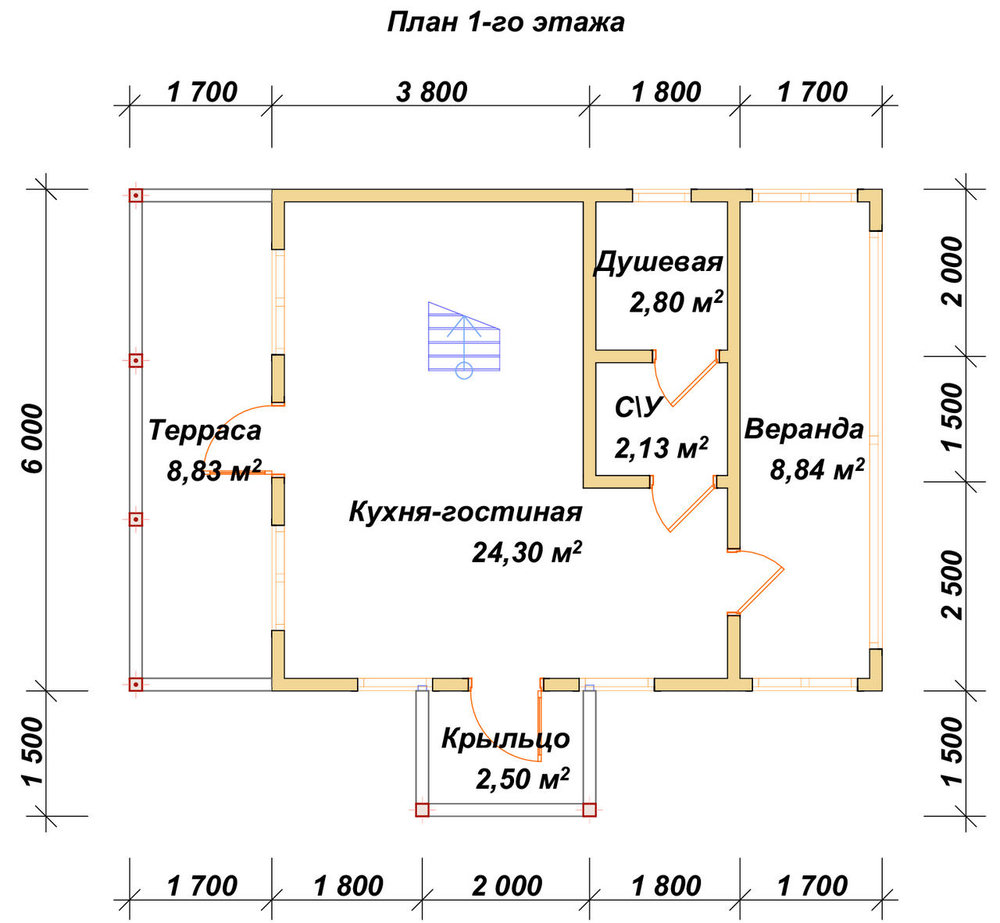 3D Проект П-1214 — план 1