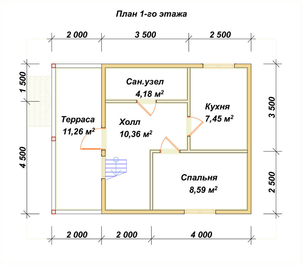 3D Проект П-1220 — план 1