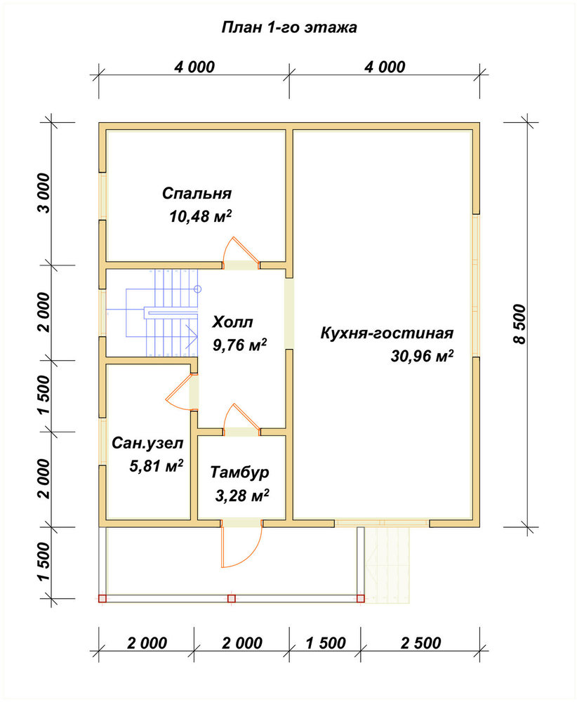 3D Проект П-1232 — план 1