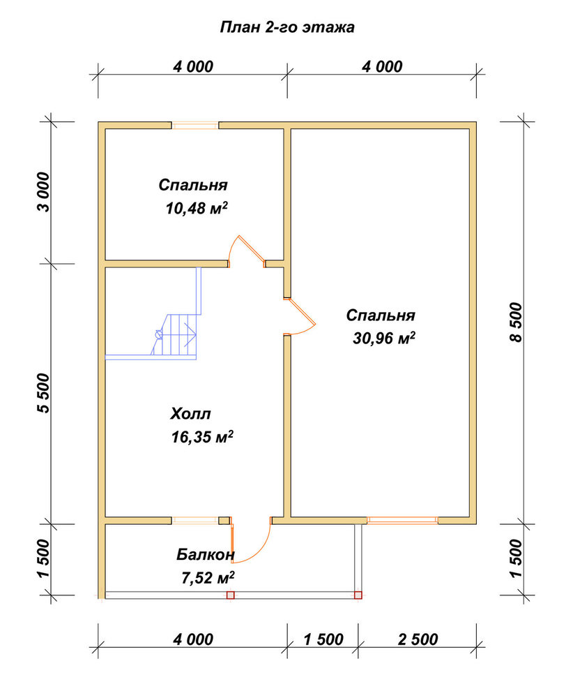 3D Проект П-1232 — план 2