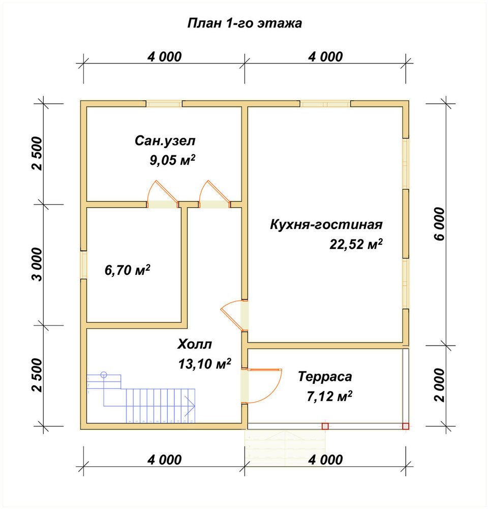 3D Проект П-1238 — план 1