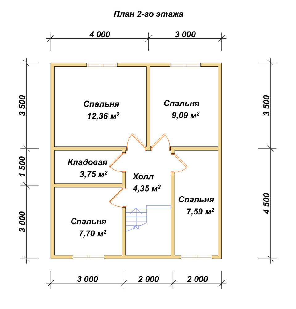 3D Проект П-1243 — план 2