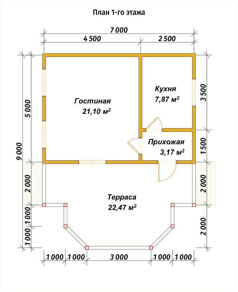 3D Проект П-1259 — план 1