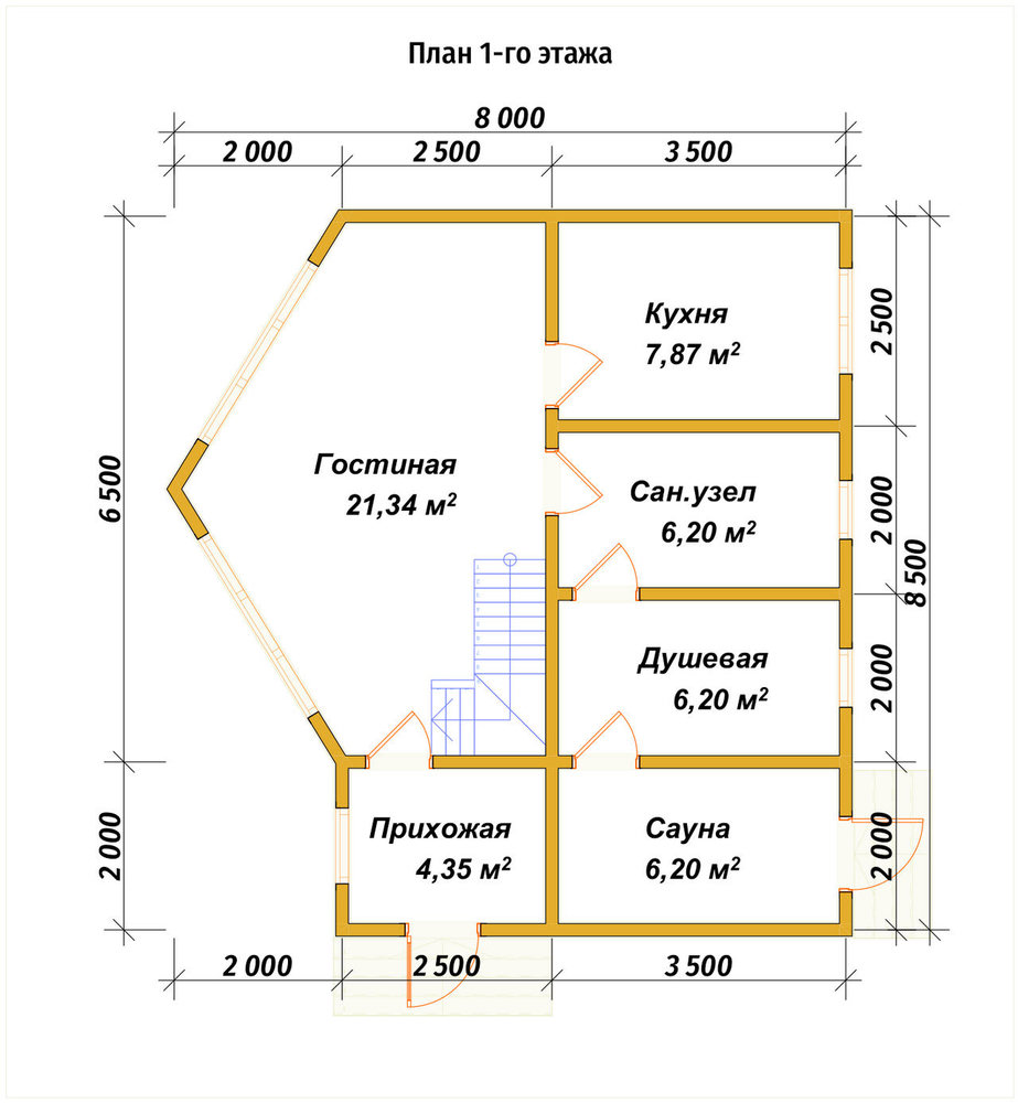 3D Проект П-1262 — план 1