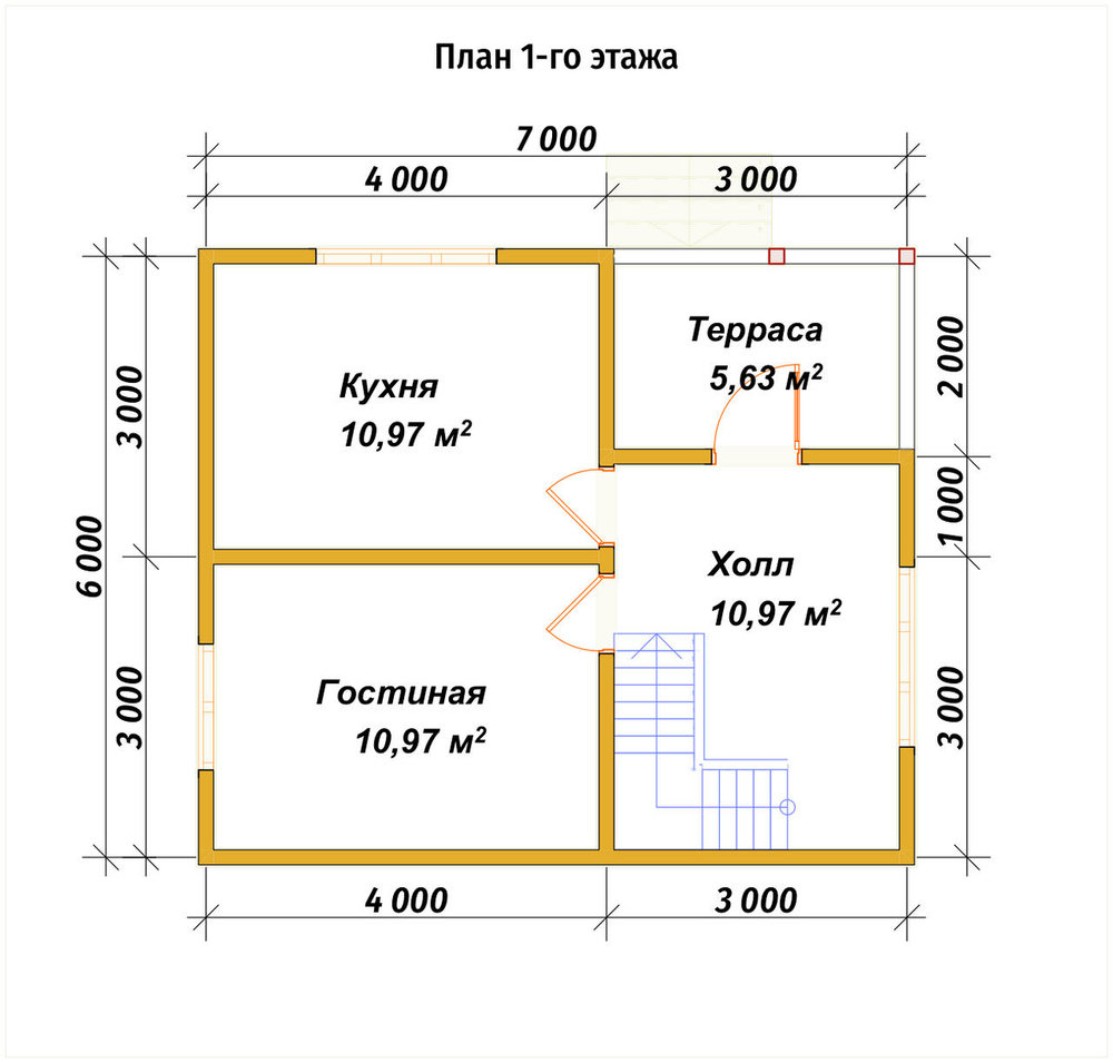 3D Проект П-1268 — план 1