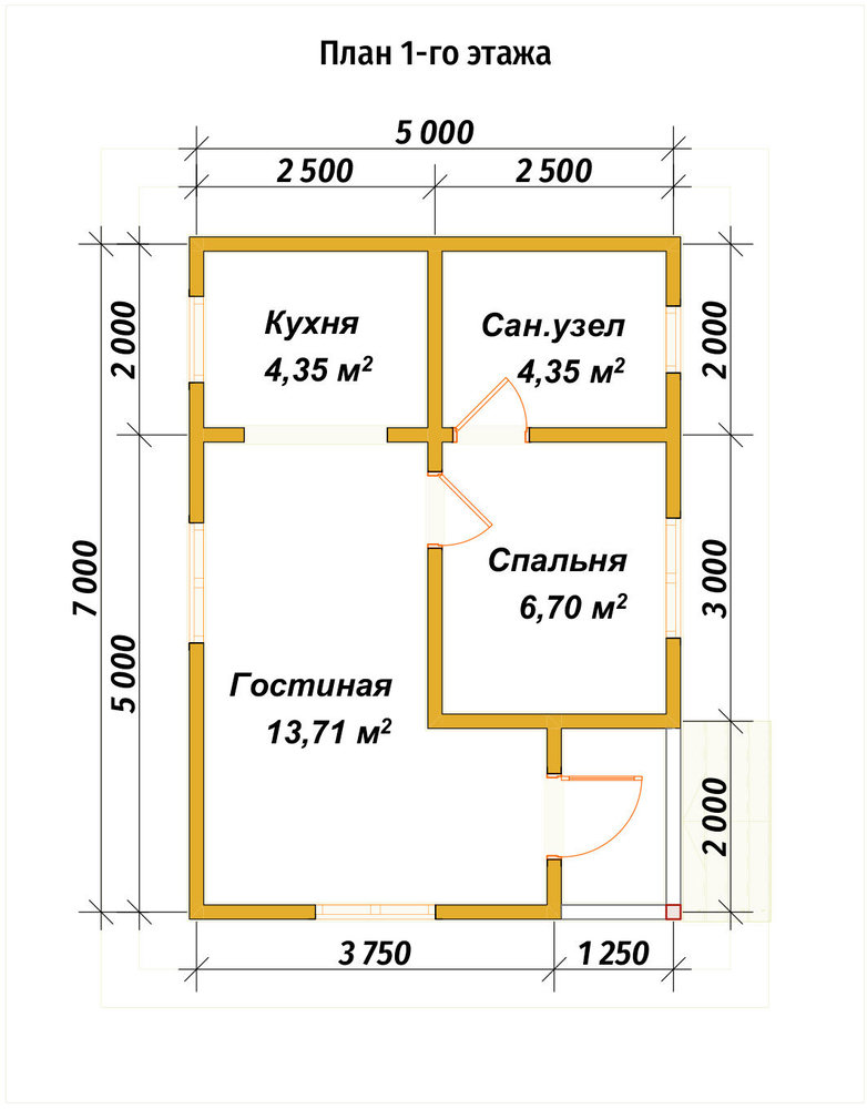 3D Проект П-1275 — план 1