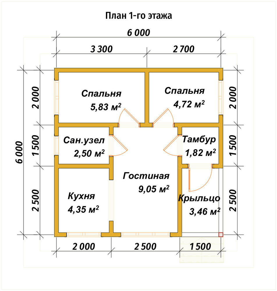 3D Проект П-1290 — план 1