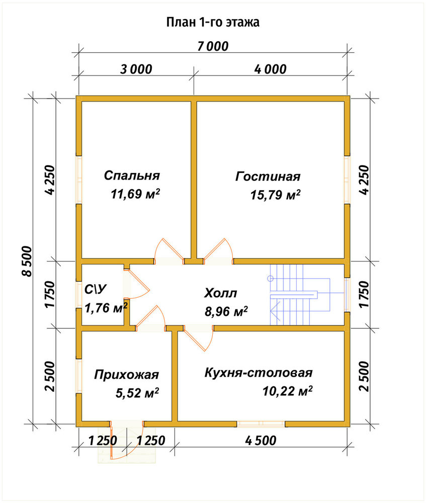 3D Проект П-1301 — план 1