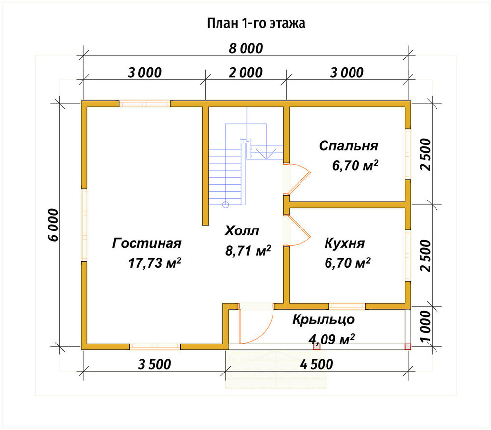 3D Проект П-1306 — план 1