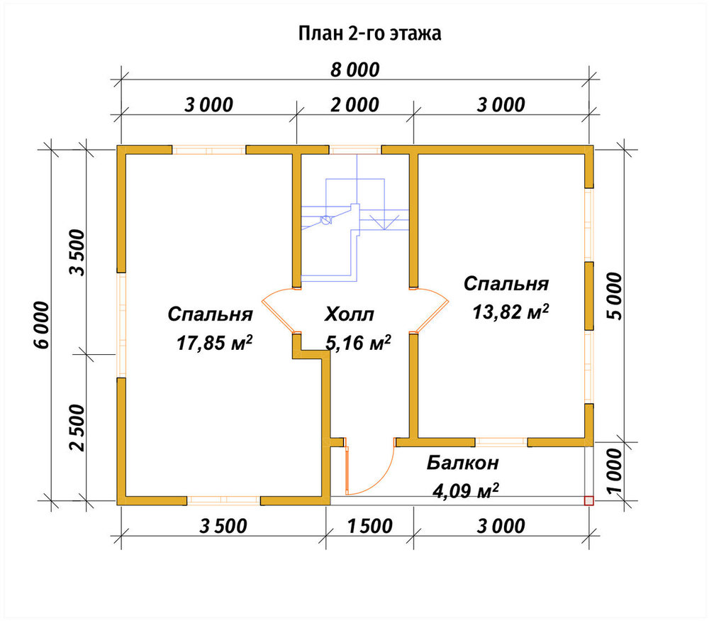 3D Проект П-1306 — план 2