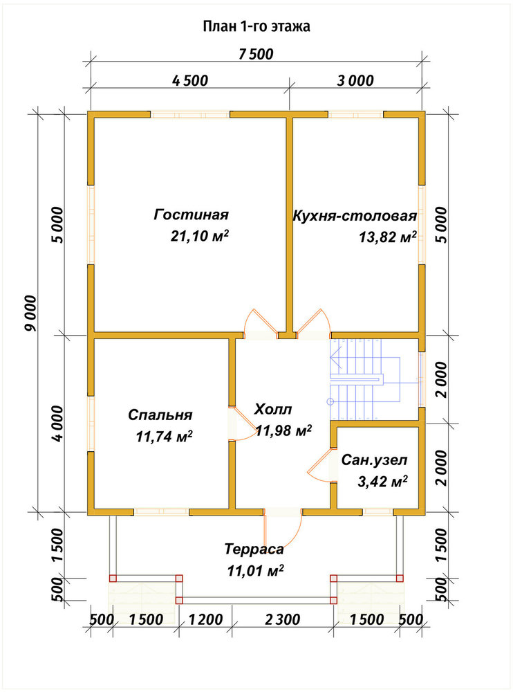 3D Проект П-1313 — план 1