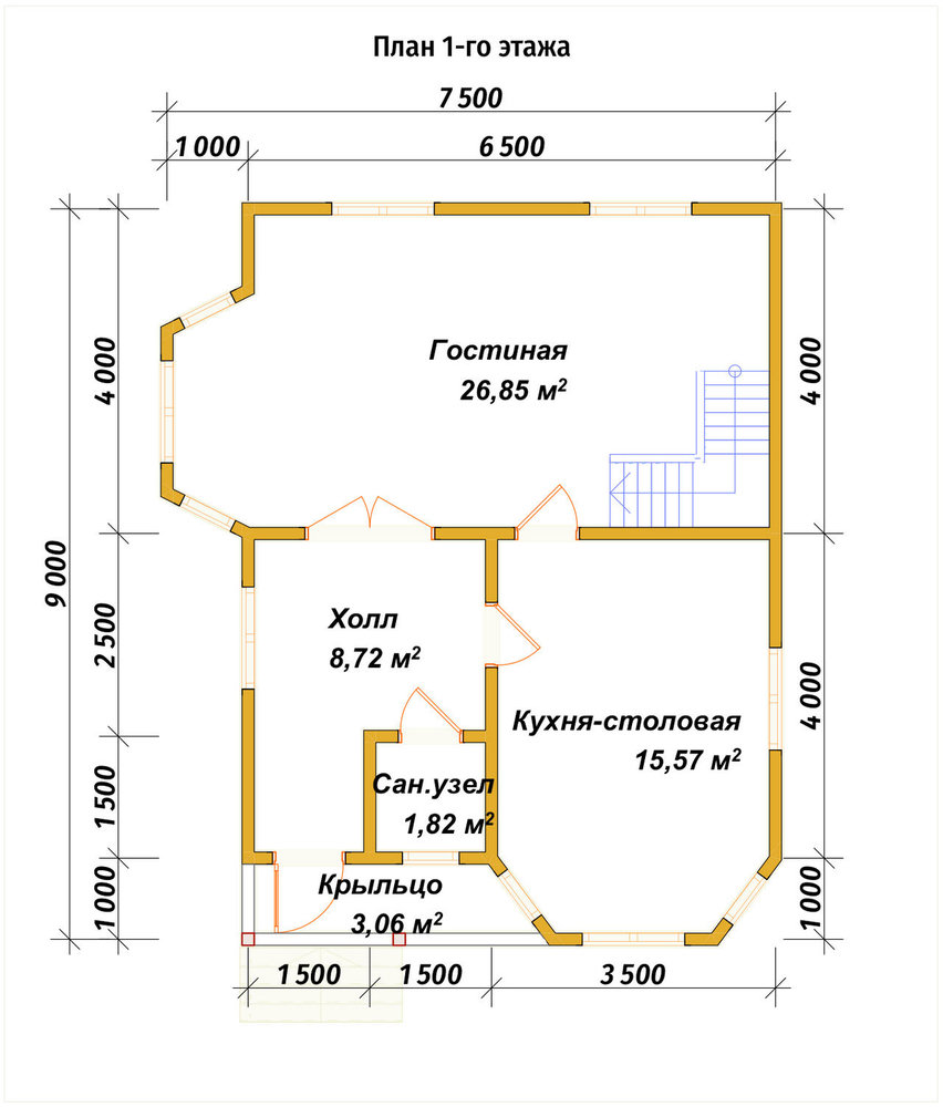 3D Проект П-1326 — план 1