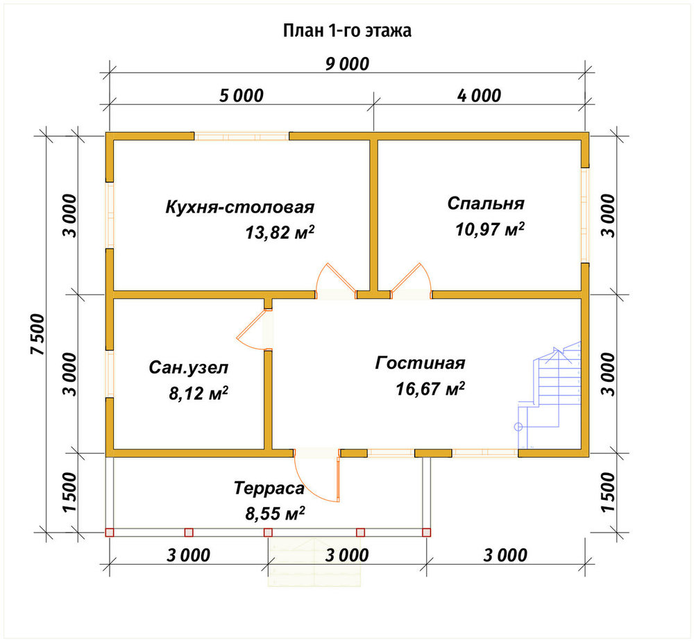 3D Проект П-1329 — план 1