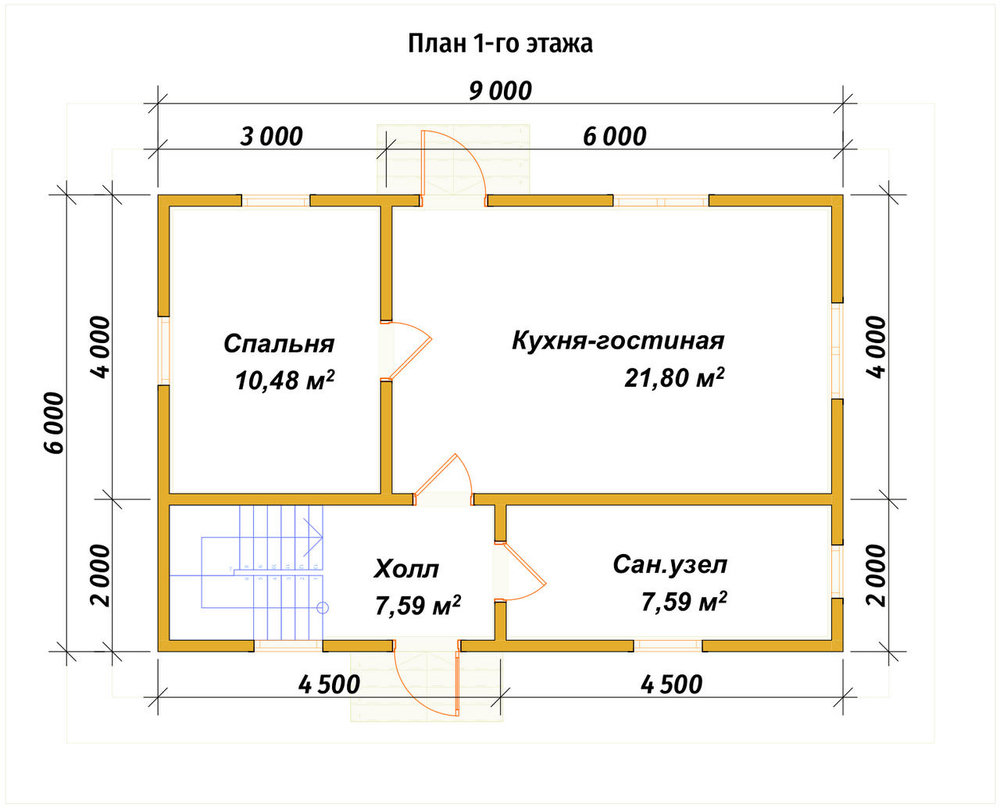 3D Проект П-1356 — план 1
