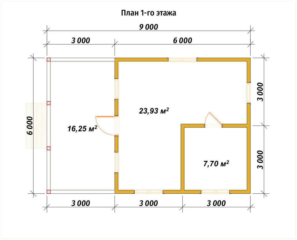 3D Проект П-1357 — план 1