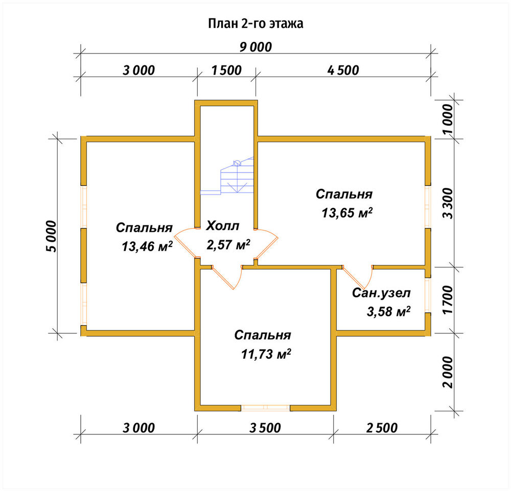 3D Проект П-1372 — план 2