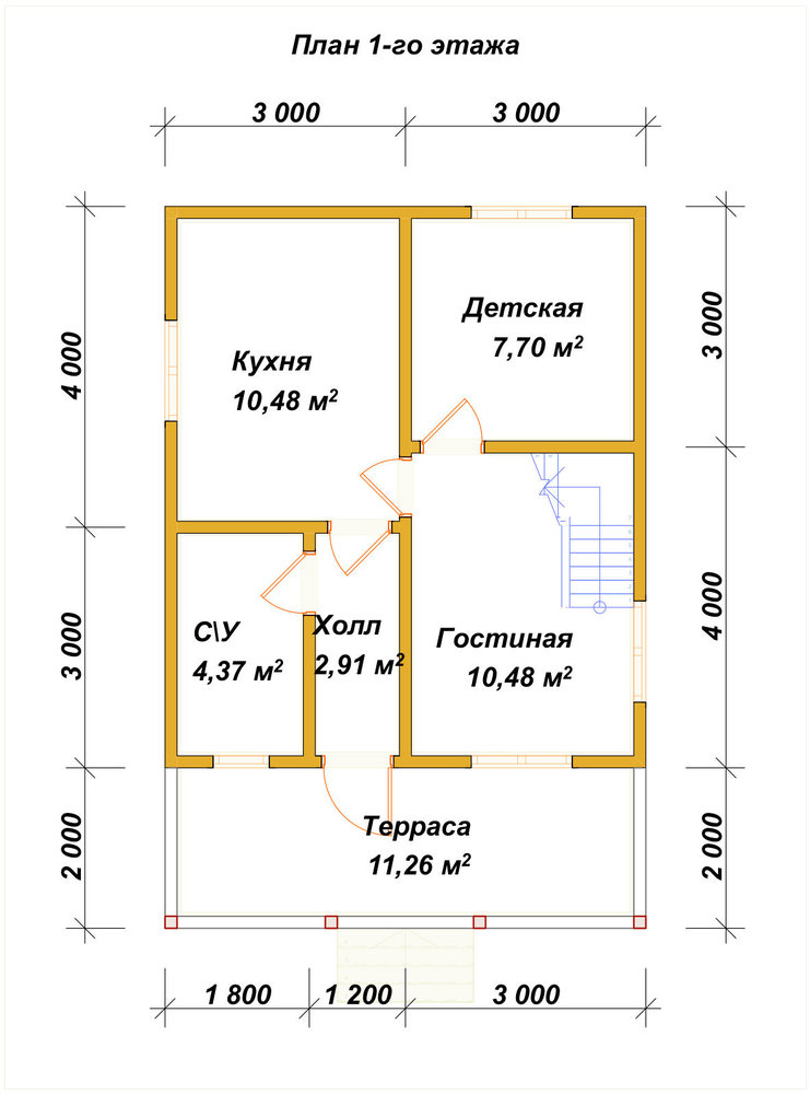 3D Проект П-1382 — план 1
