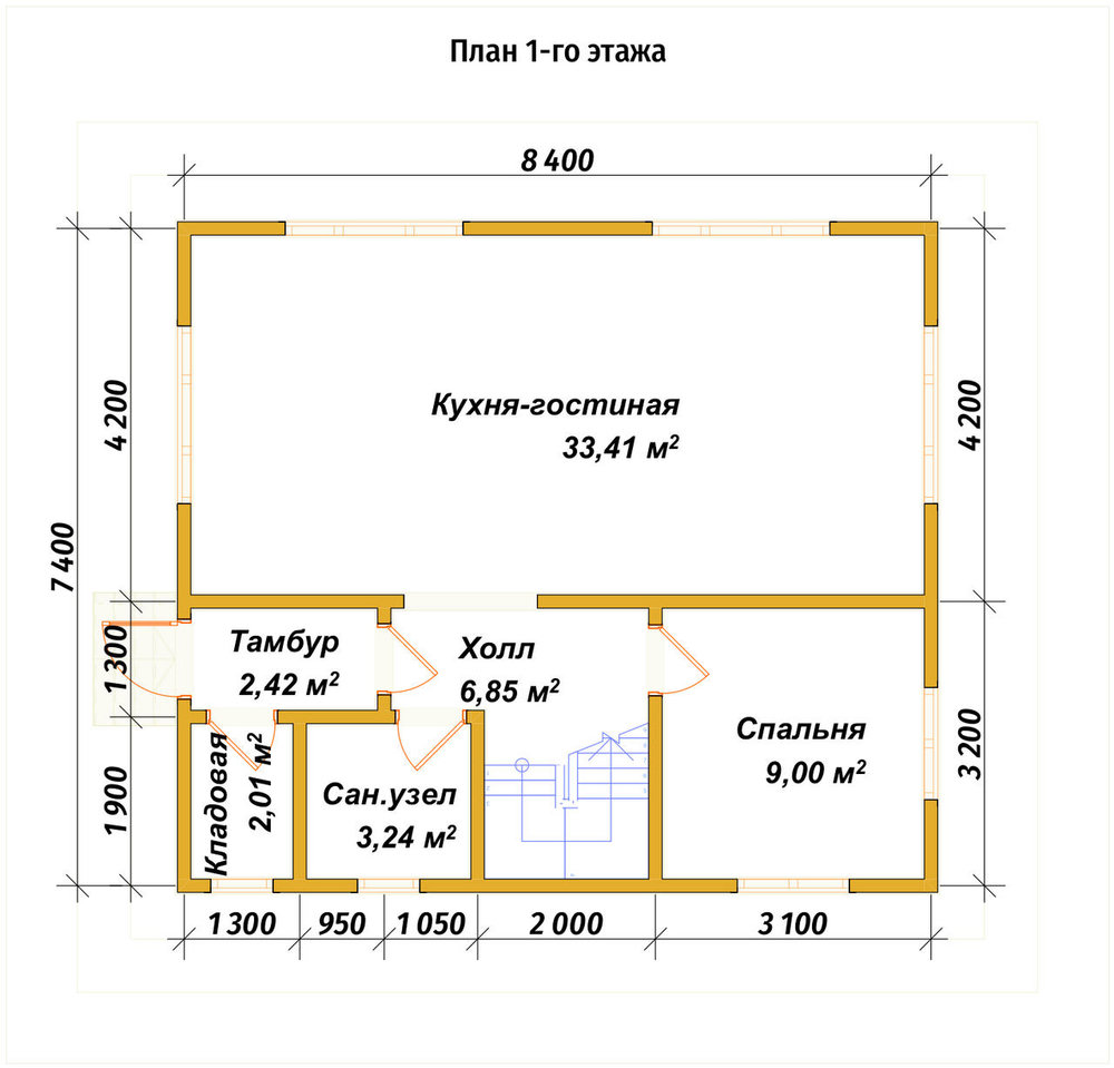 3D Проект П-1412 — план 1