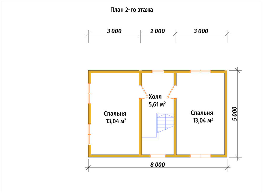 3D Проект П-1445 — план 2