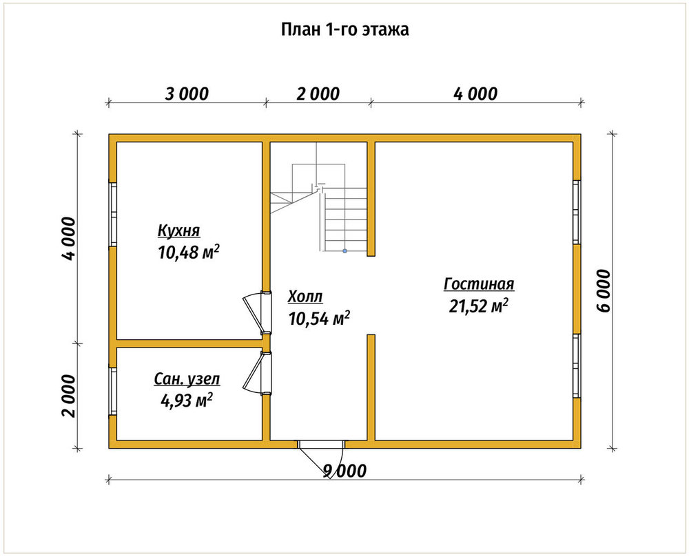 3D Проект П-1452 — план 1