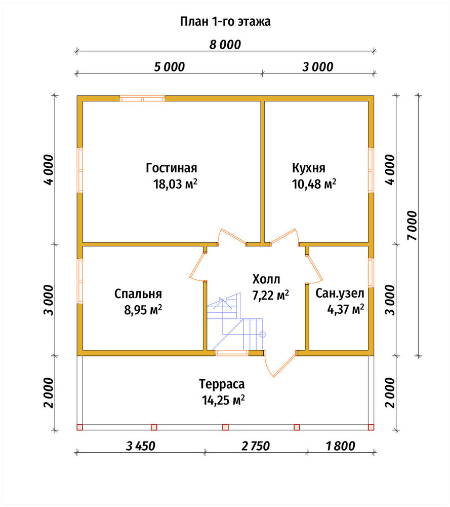 3D Проект П-1470 — план 1