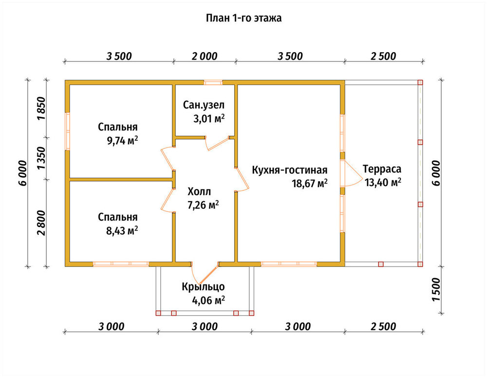 3D Проект П-1485 — план 1