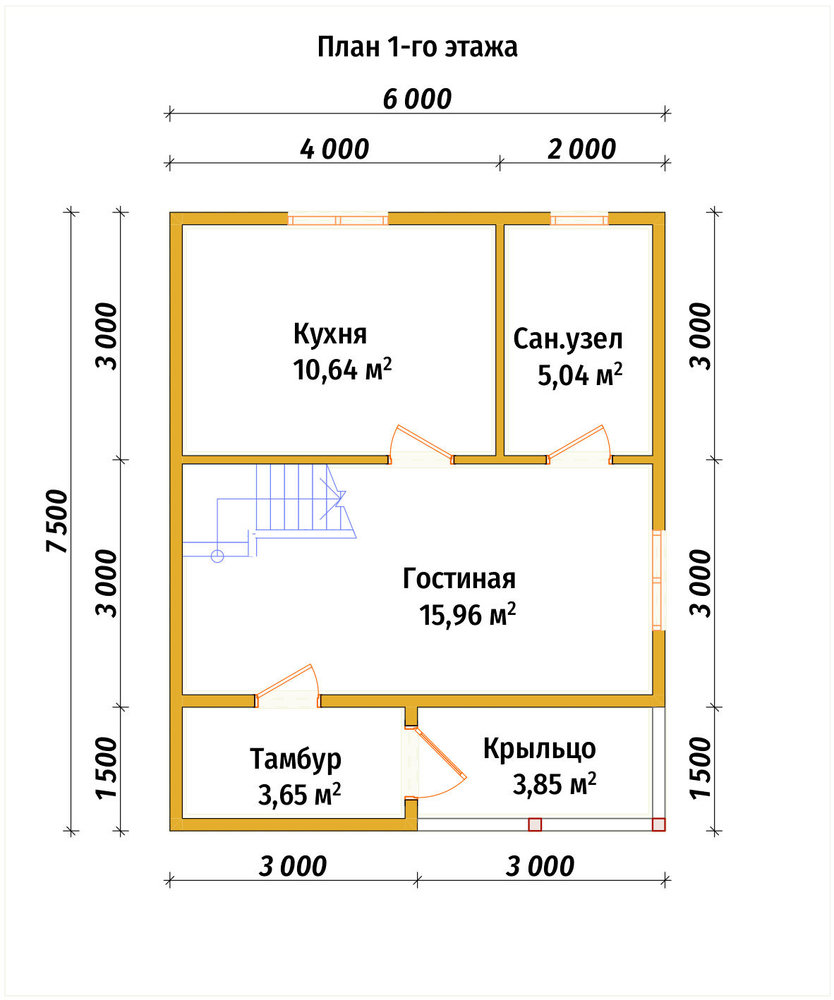 3D Проект П-1491 — план 1