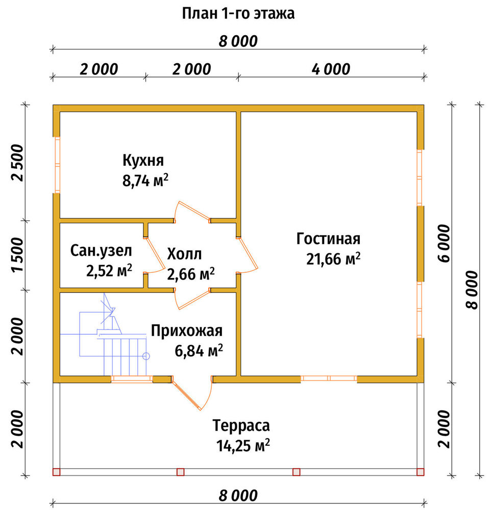 3D Проект П-1492 — план 1