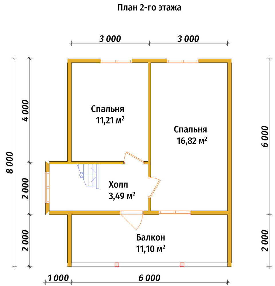 3D Проект П-1492 — план 2