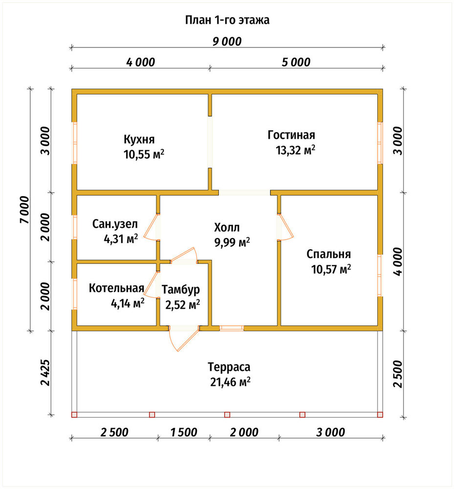 3D Проект П-1527 — план 1