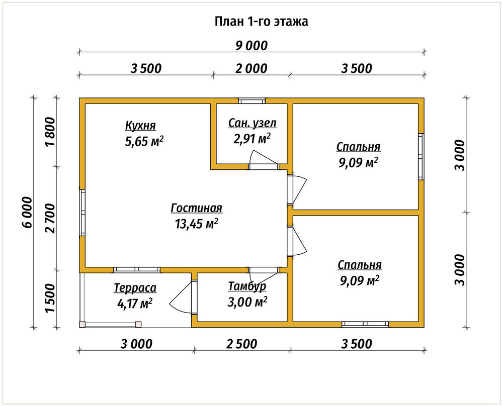 3D Проект П-1557 — план 1