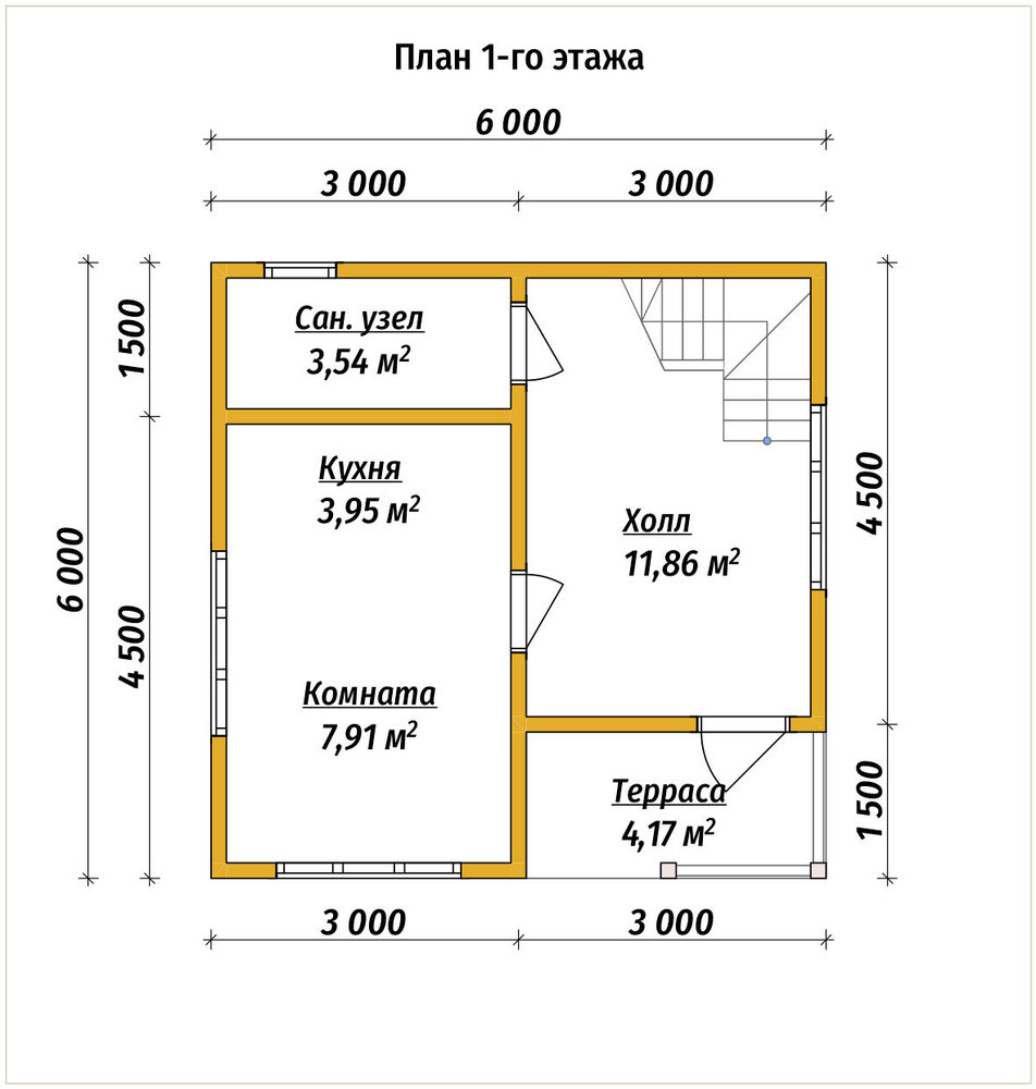 3D Проект П-1562 — план 1