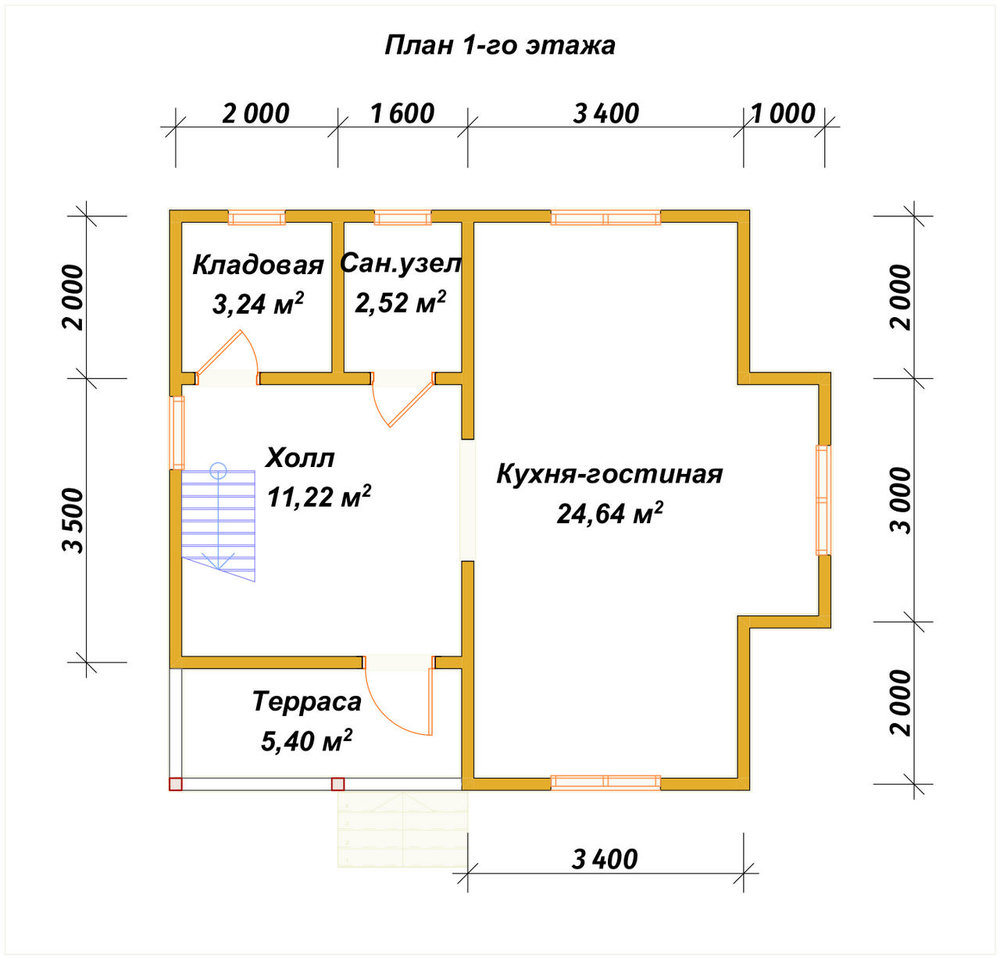 3D Проект П-195 — план 1