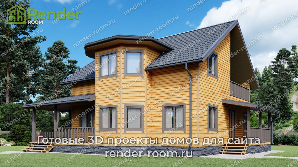 3D Проект П-2 — ракурс 1